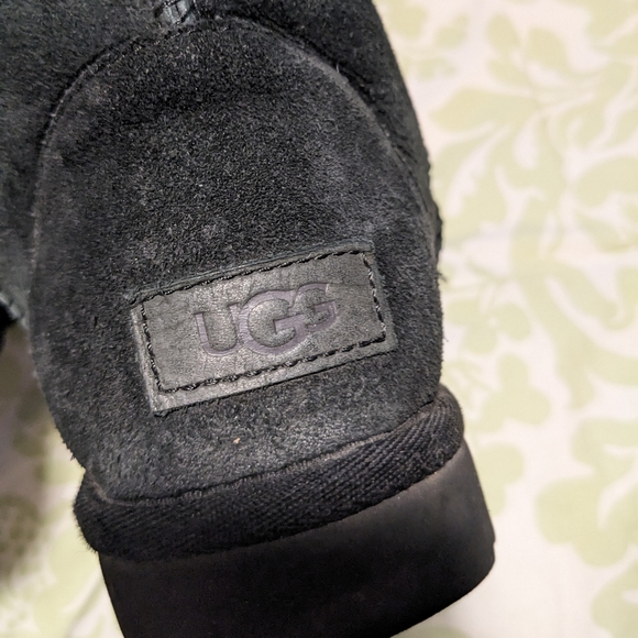 Women's UGG Classic Tall Boot - Black - Picture 3 of 9